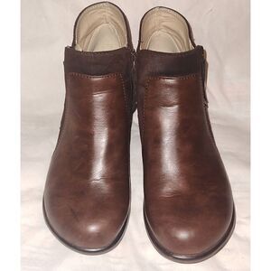 JBU Jambu Women’s Pilot Encore Wedge Ankle Boots Brown Size 9. Zippers